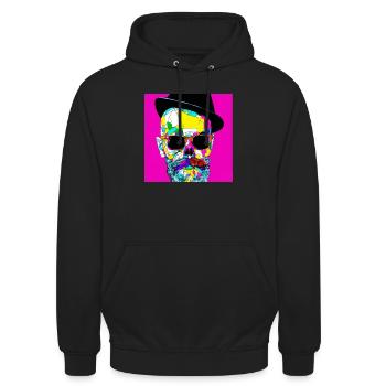 Heisenberg Mr White Bad Breaking - Unisex Hoodie - Schwarz - Vorne - Alina (178cm) & Michal (187cm)