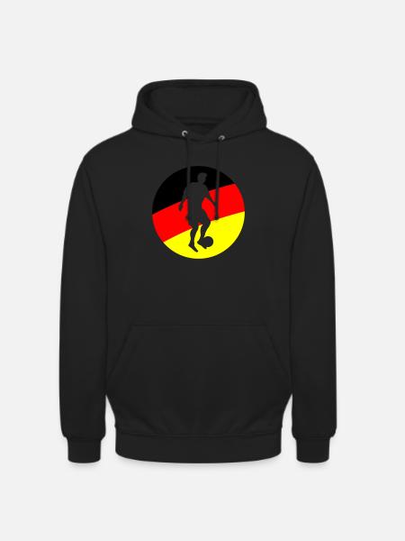 Footballer Germany - Unisex Hoodie - black