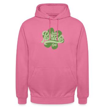 Tag des Heiligen Patrick - Unisex Hoodie - Pink - Vorne - Alina (178cm) & Michal (187cm)