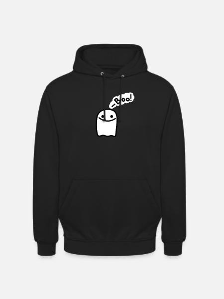 Cute Ghost - Unisex Hoodie - black