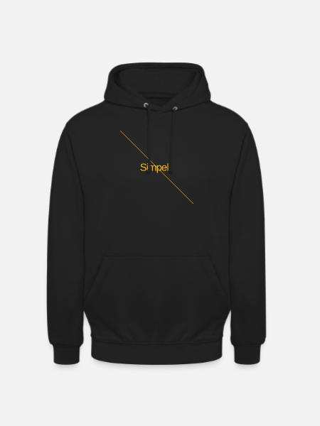 Simple - Unisex Hoodie - black