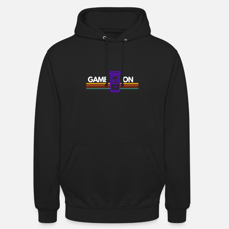 JOUEZ ! - Sweat-shirt à capuche unisexe - noir