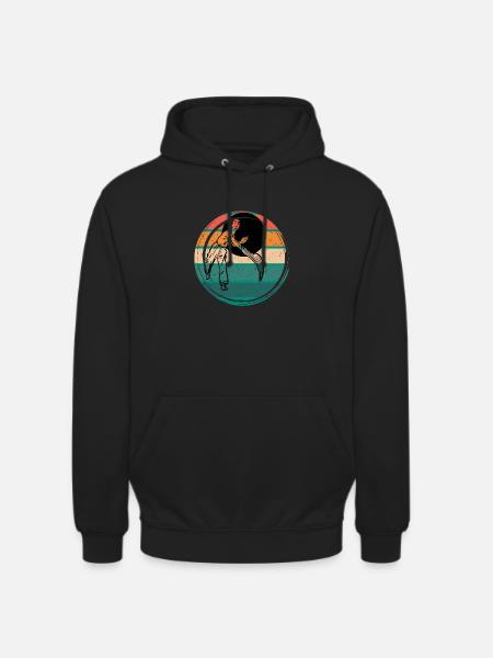Basque pelota | Vintage retro Basque pelota - Unisex Hoodie - black