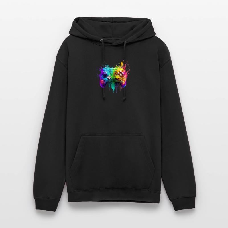 Neon Gaming Controller / Kontroller Unisex Hoodie
