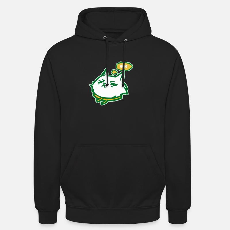 Le chat OMG - Sweat-shirt à capuche unisexe - noir