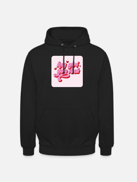 Hey Mädchen, du rockst - Unisex Hoodie - Schwarz