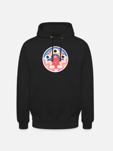 3 EYES - Sweat-shirt à capuche unisexe - noir