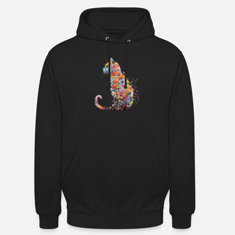 Katze - Unisex Hoodie - Schwarz