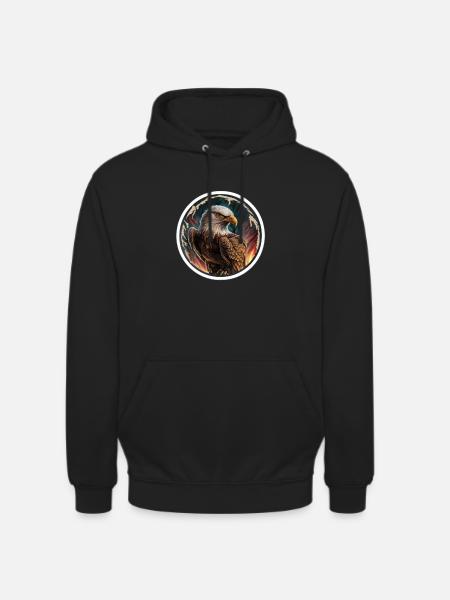 Adler Symbol - Unisex Hoodie - Schwarz