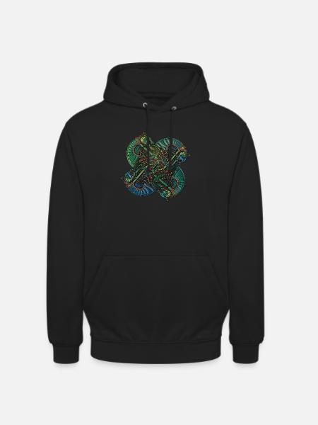 Viking Dragon 4 Copy - Unisex Hoodie - black