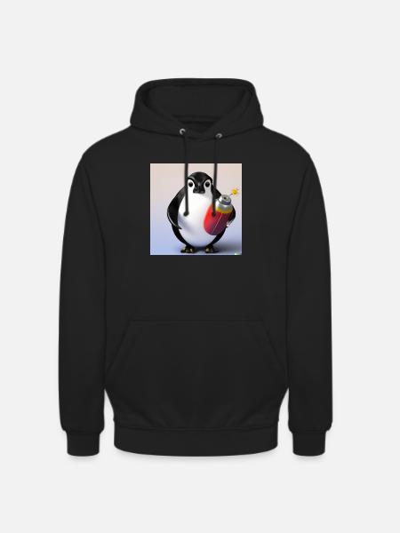 Penguin bomb - Unisex Hoodie - black