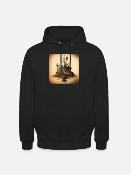 Was siehst du? - Unisex Hoodie - Schwarz