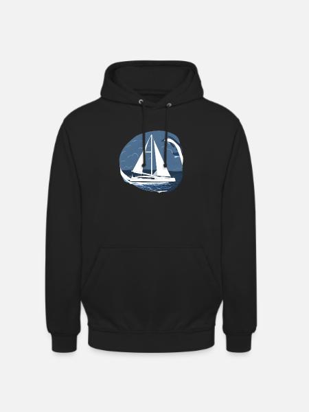 Sailing Sailing Sailboat Sailing Ship - Unisex Hoodie - black