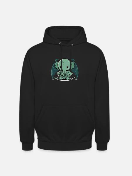 Bébé Cthulhu - Sweat-shirt à capuche unisexe - noir