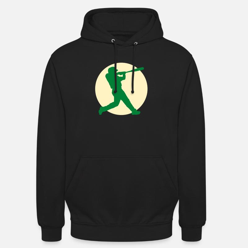 Baseball Design - Unisex Hoodie - Schwarz