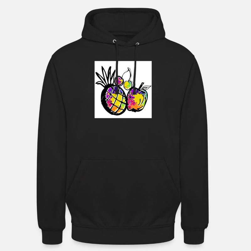 Fruit - Sweat-shirt à capuche unisexe - noir