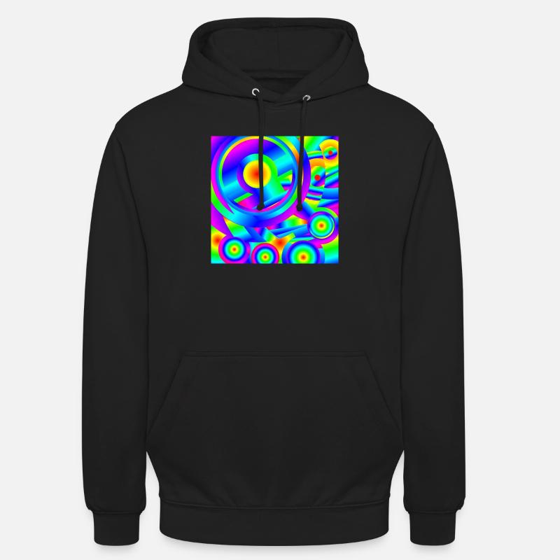 Lever de soleil méditerranéen - Sweat-shirt à capuche unisexe - noir
