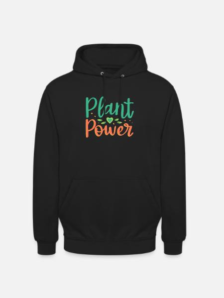 Power of plants - Unisex Hoodie - black