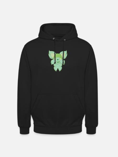 PELUSYN - Sweat-shirt à capuche unisexe - noir