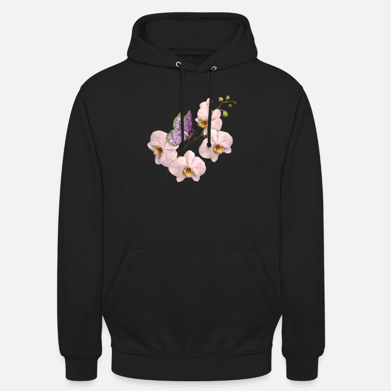 Bunter Schmetterling - Unisex Hoodie - Schwarz