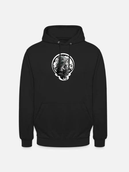 Gothic Wassermann Frau - Unisex Hoodie - Schwarz