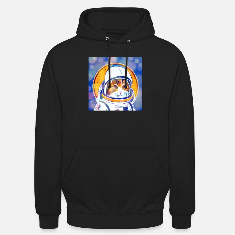 Astro-Katze - Unisex Hoodie - Schwarz