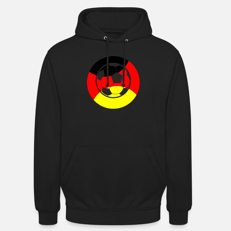 Fußball Football - Sweat-shirt à capuche unisexe - noir