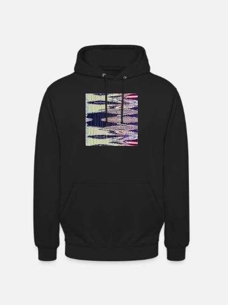 Abstrakt Artwork - Unisex Hoodie - Schwarz