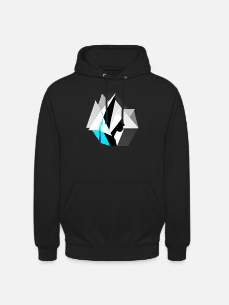 Modisch spät - Unisex Hoodie - Schwarz
