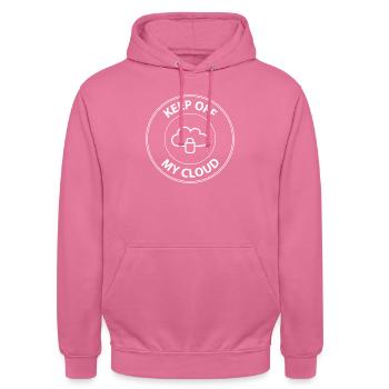 Private Cloud - Unisex Hoodie - pink - Front - Alina (178cm) & Michal (187cm)