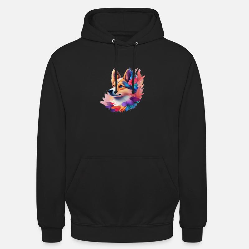 Hunde Portrait - Unisex Hoodie - Schwarz