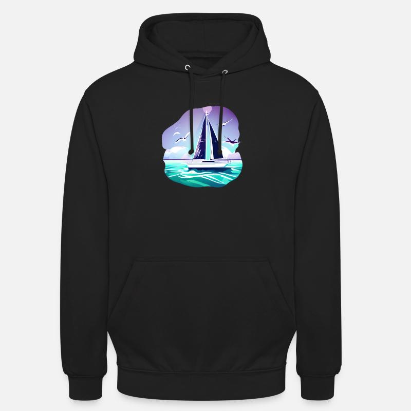 Sailing Sailing Ship Sailing Sailing Sailboat - Unisex Hoodie - black