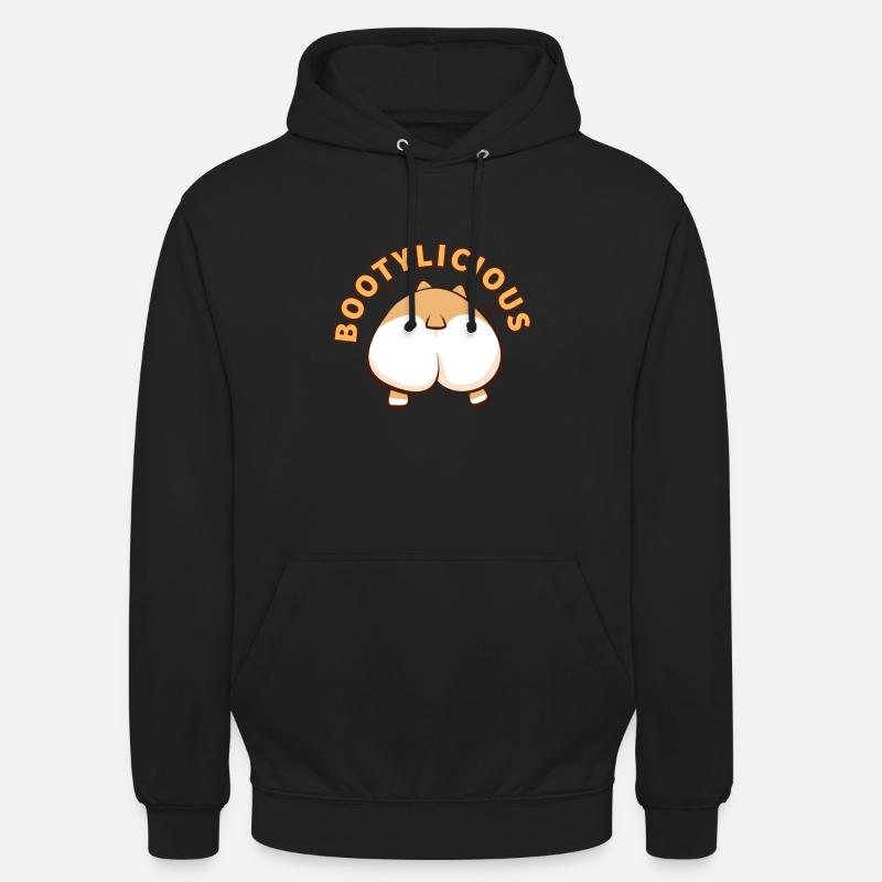 bootylicious - Sweat-shirt à capuche unisexe - noir