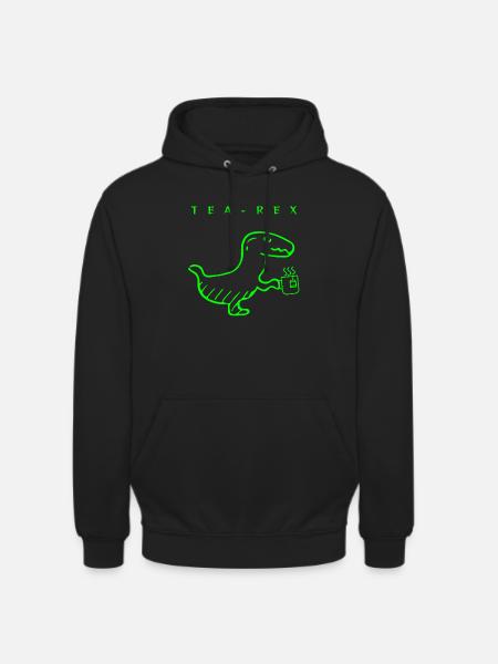 Tee Rex - Unisex Hoodie - Schwarz