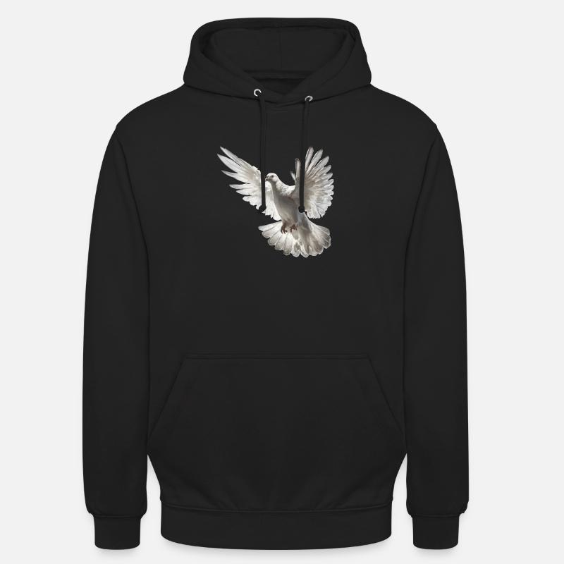 Cadeau Firedenstaube - Sweat-shirt à capuche unisexe - noir