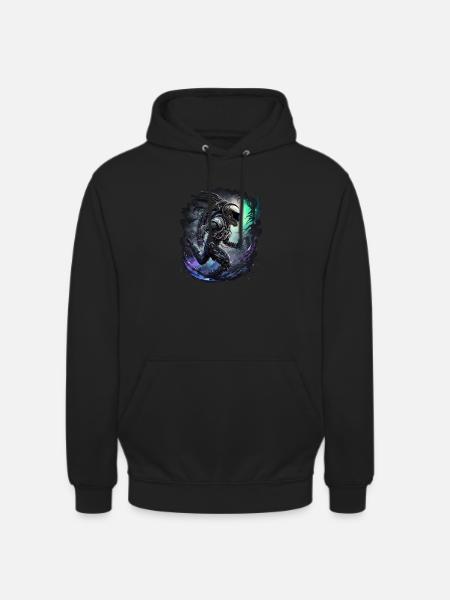 Space Man - Unisex Hoodie - black