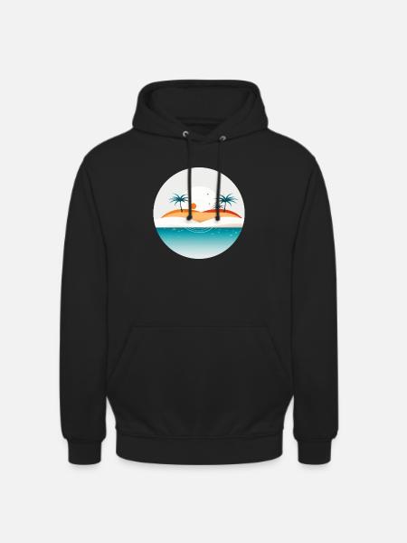 Minimalist Summer - Unisex Hoodie - black