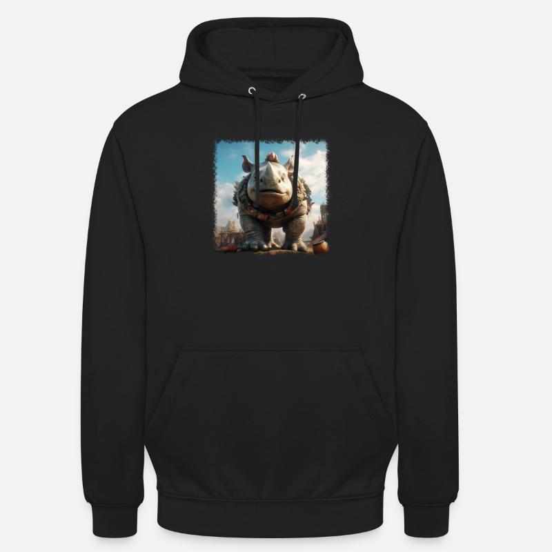 Cooles Nashorn - Unisex Hoodie - Schwarz