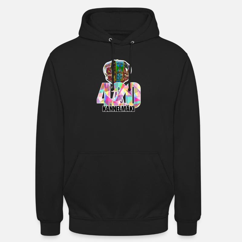 420 Kannelmäki - Sweat-shirt à capuche unisexe - noir