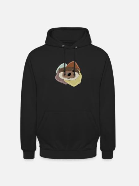 Otter - Unisex Hoodie - Schwarz