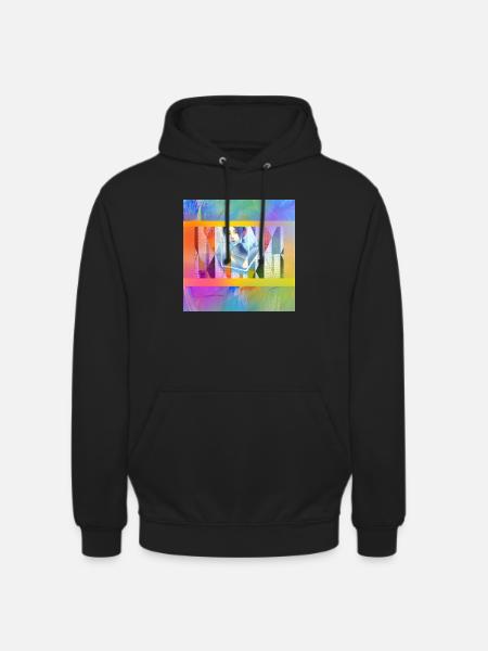Anime bunt - Unisex Hoodie - Schwarz