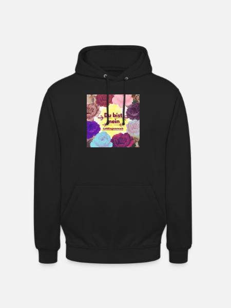 Lieblingsmensch - Unisex Hoodie - Schwarz