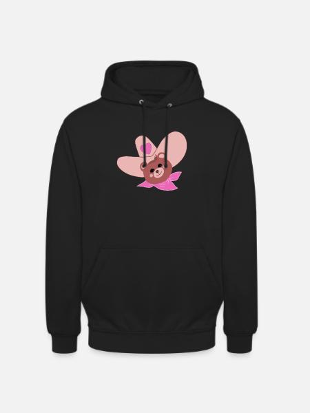 Ten gallon brown bear - Unisex Hoodie - black