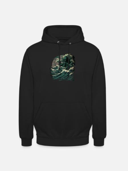 Kangawa Chtul - Unisex Hoodie - black
