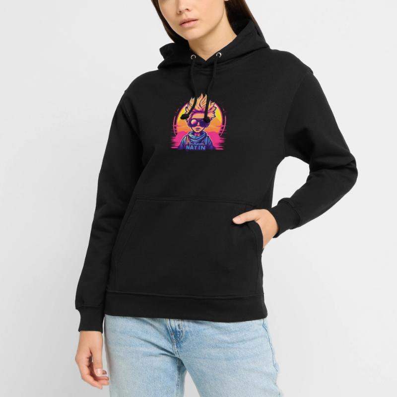 Synthwave Boy Sunset Unisex Hoodie