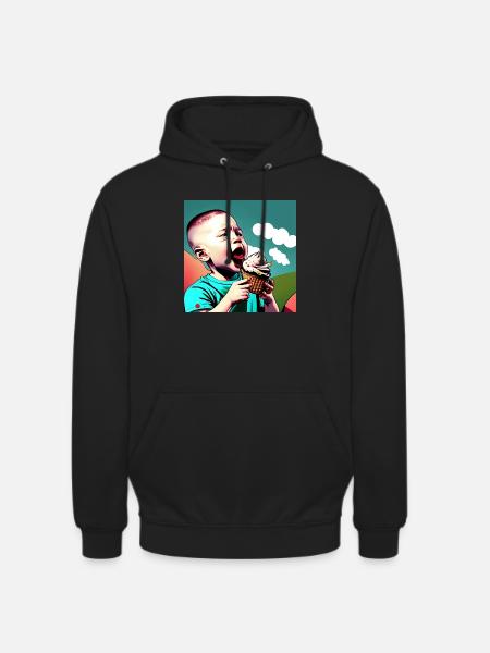 Eis - Unisex Hoodie - Schwarz
