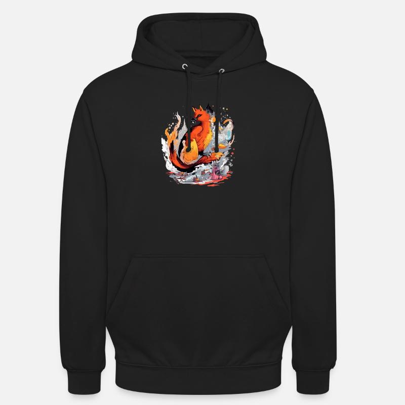 Ricky der Phönix - Unisex Hoodie - Schwarz