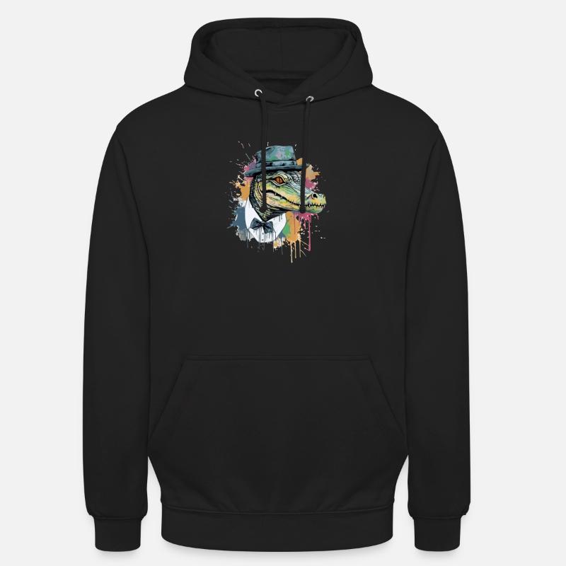 Kifo the crocodile - Unisex Hoodie - black