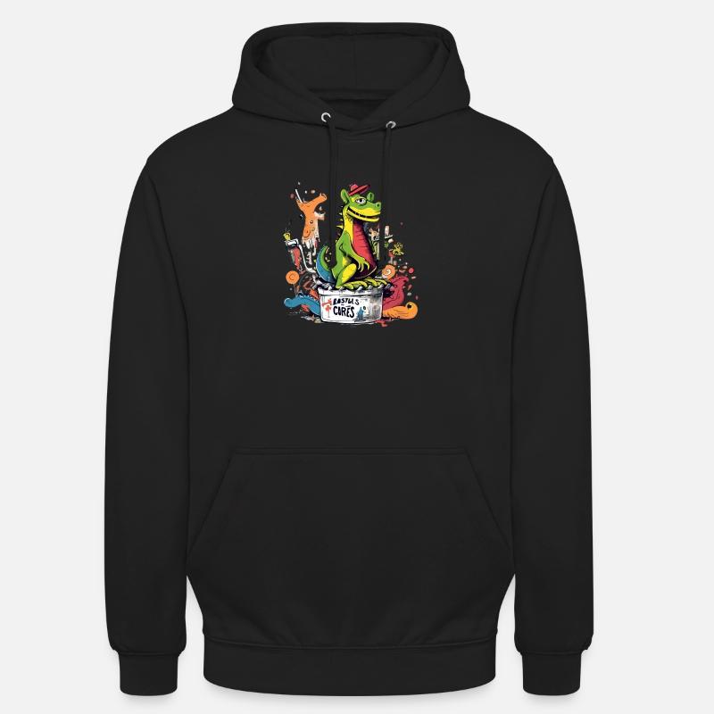 Zigotin the alligator - Unisex Hoodie - black