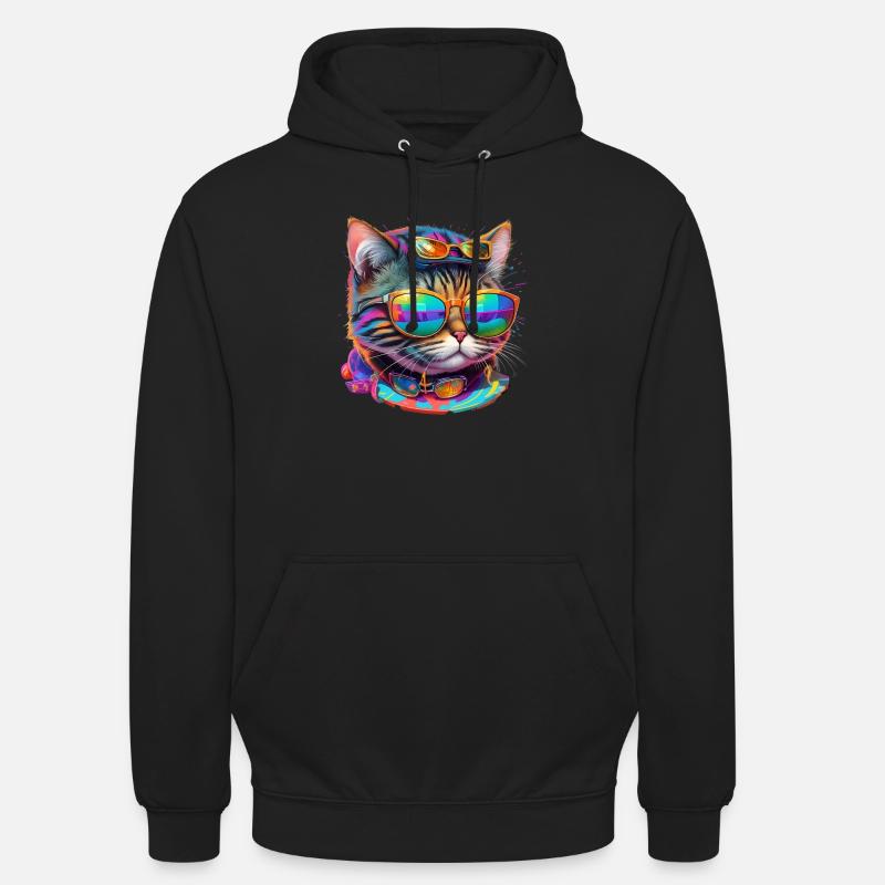 Die coolste Katze der Welt - Unisex Hoodie - Schwarz